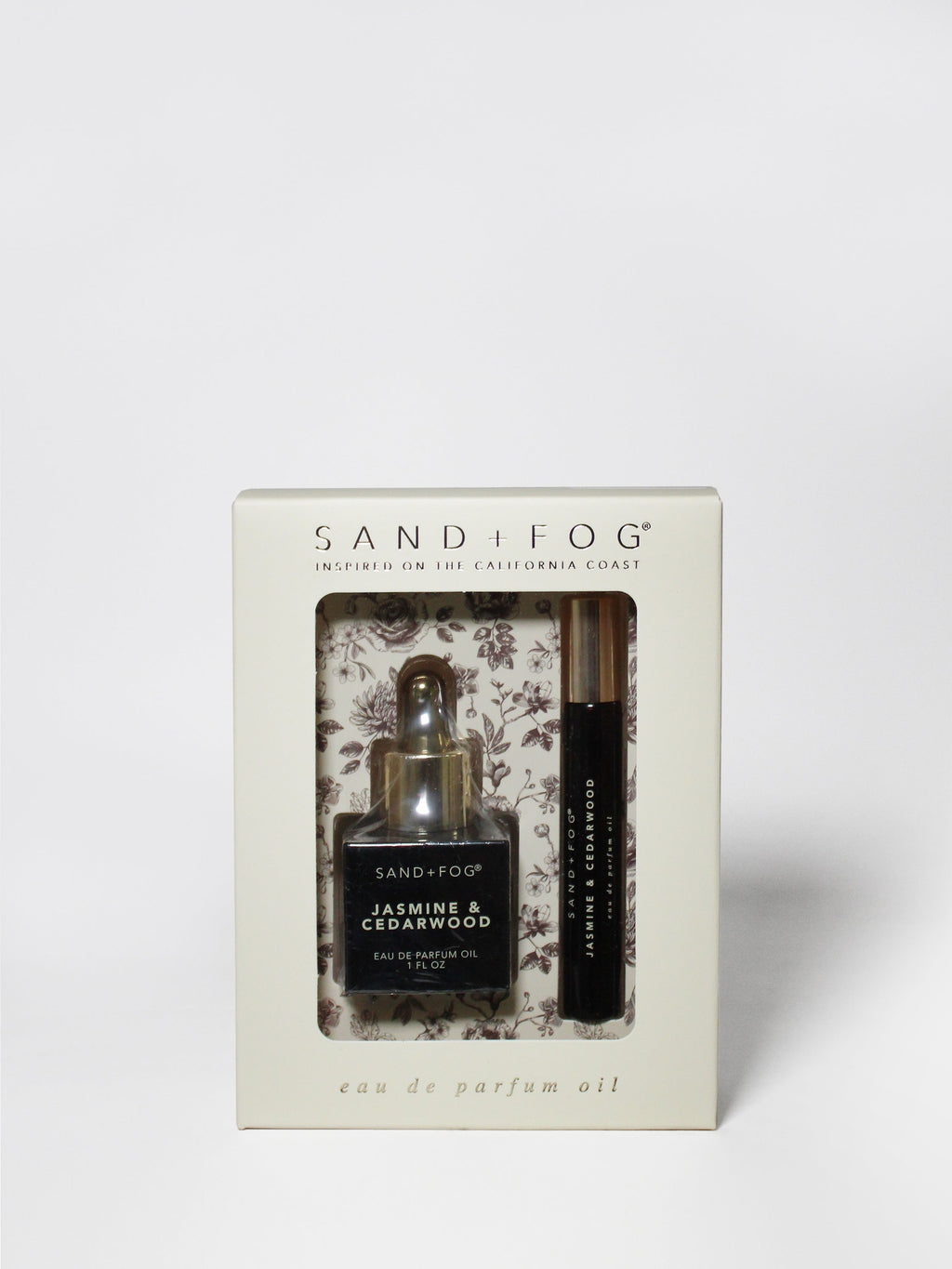 Perfume Oil Rollerball and Perfume Dropper Set - Jasmine & Cedarwood