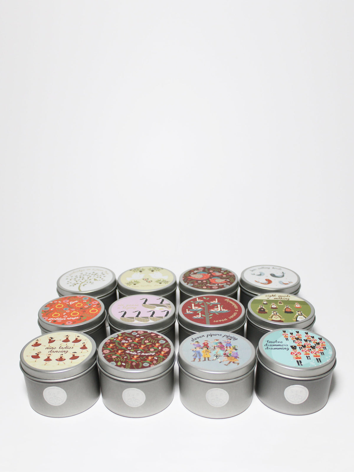 12 Days of Christmas Candle Set