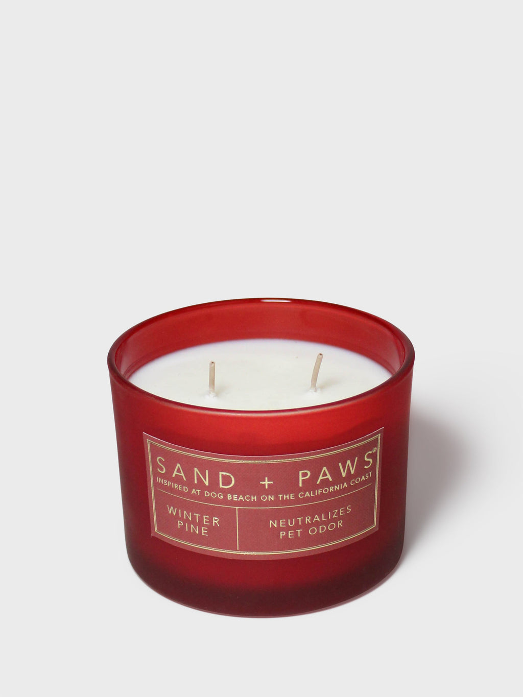Sand + Paws Winter Pine 12 oz Scented Candle