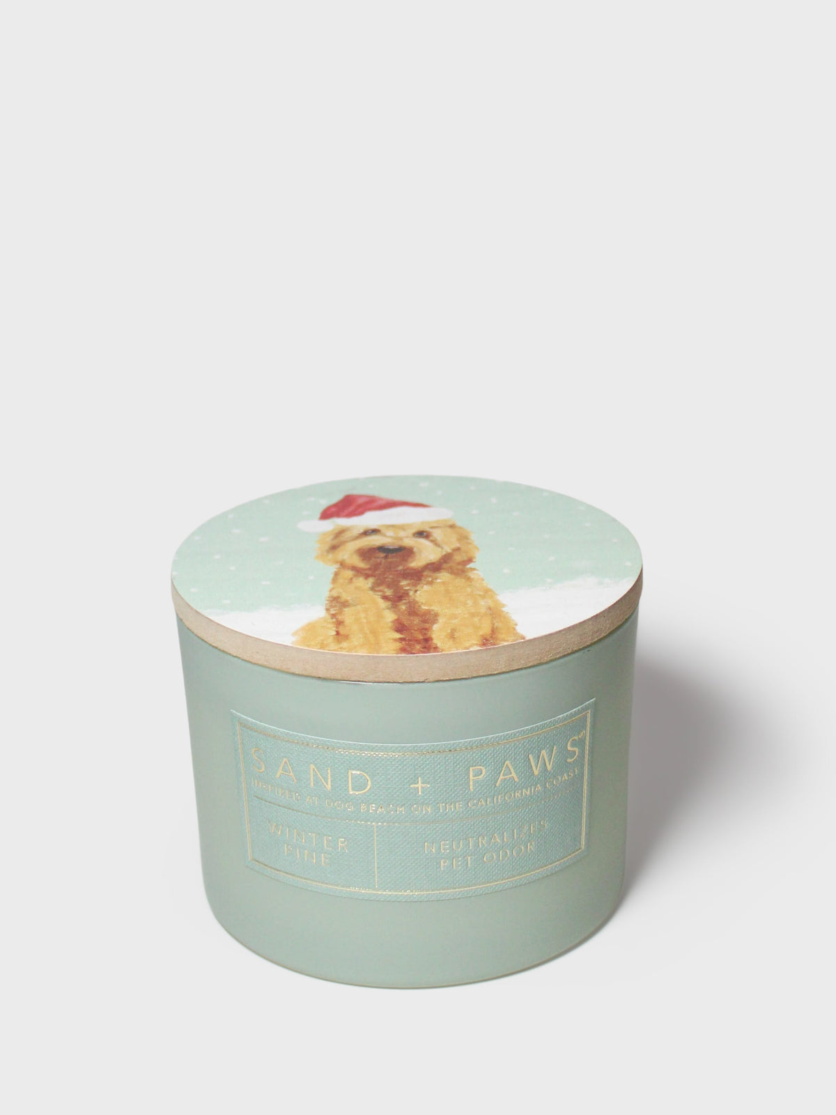 Sand + Paws Winter Pine 12oz scented candle