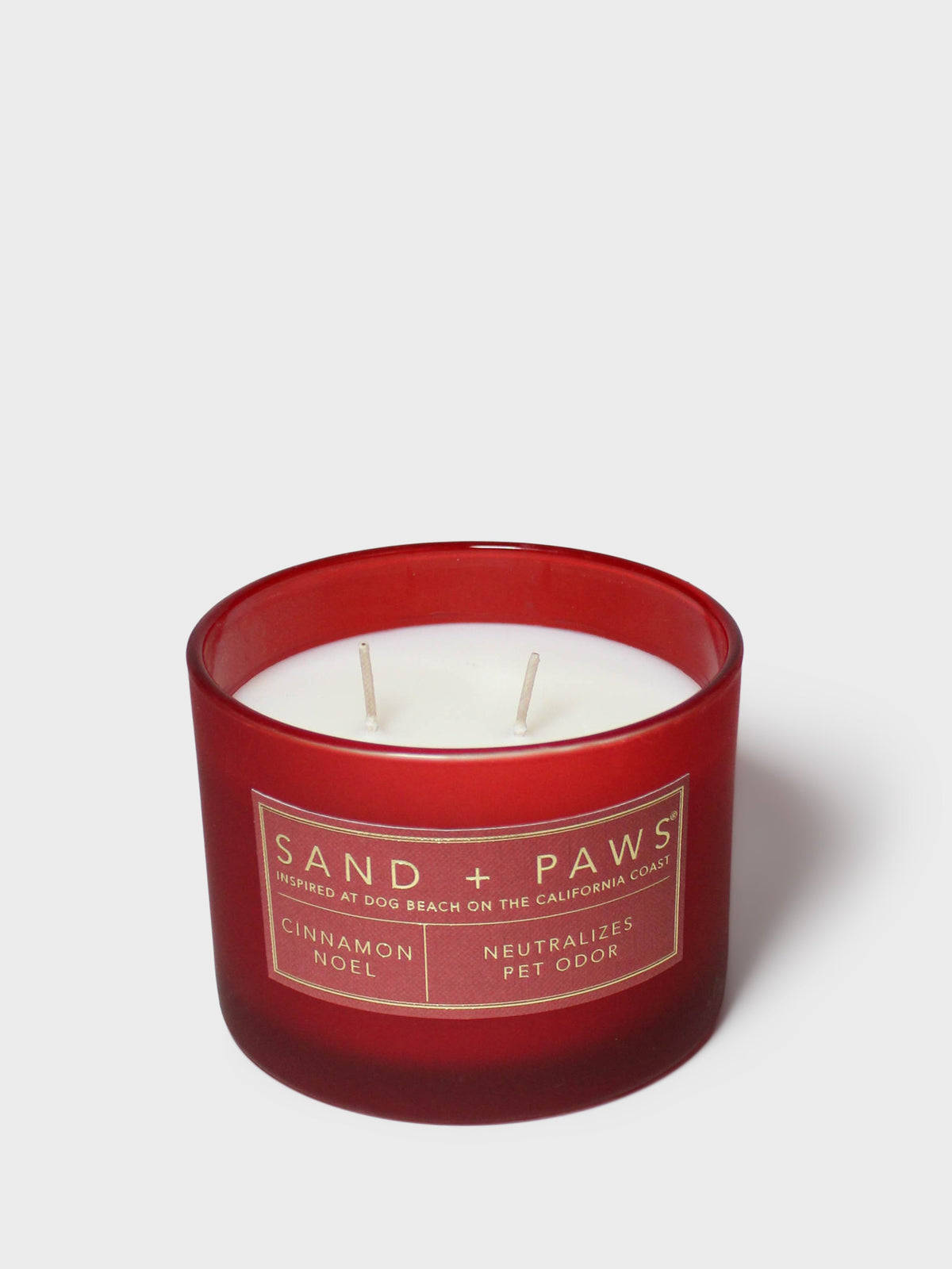Sand + Paws Cinnamon Noel 12 oz scented candle